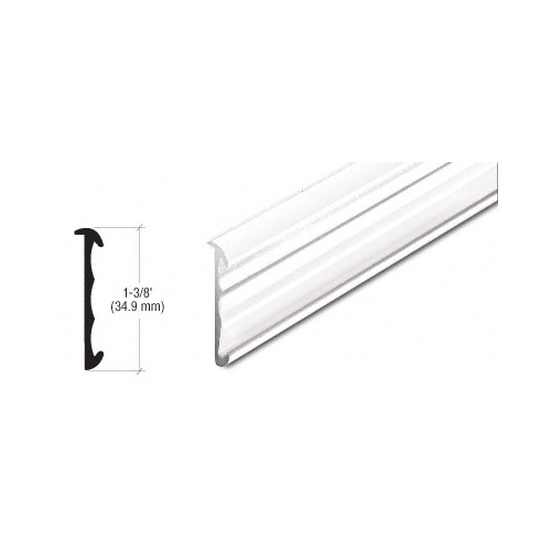 White Price Tag Molding Extrusion  60" Length - pack of 5