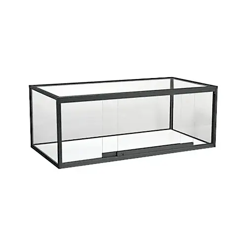 Flat Black Custom Size Clover Showcase