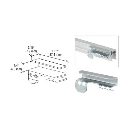 CRL D7039A Satin Anodized Showcase Security Clip
