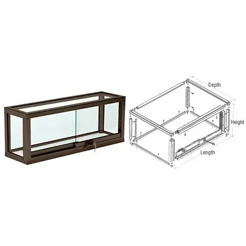 Dark Bronze Model D7090 Custom Celtic Showcase Frame