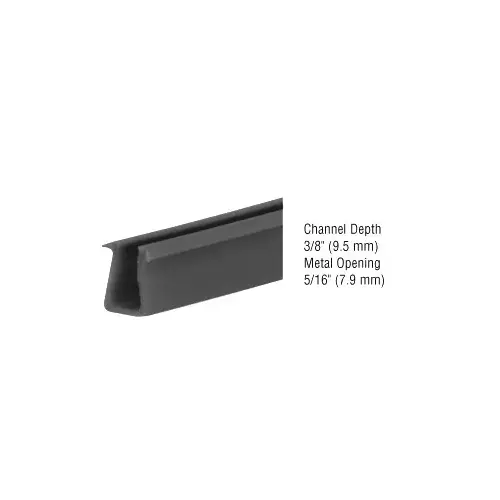 Flat Black Semi-Rigid Showcase Vinyl  36" Stock Length - pack of 25