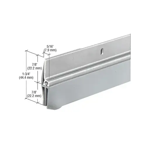 Aluminum Triple-Fin Door Sweep for 36" Door