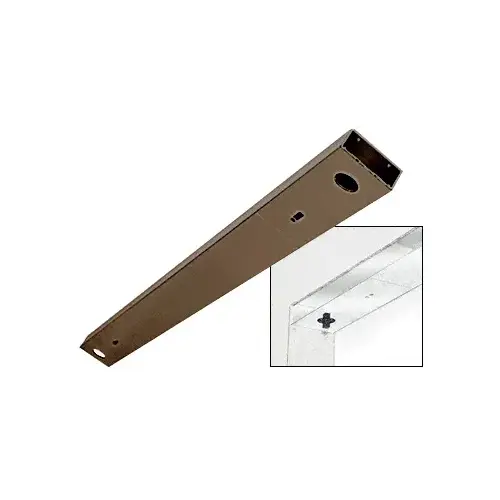 Oil Rubbed Bronze Custom Length 4-1/2" No Pocket Double Sided Door Header