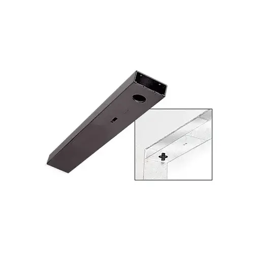 Oil Rubbed Bronze Custom Length 4" Single Door Header