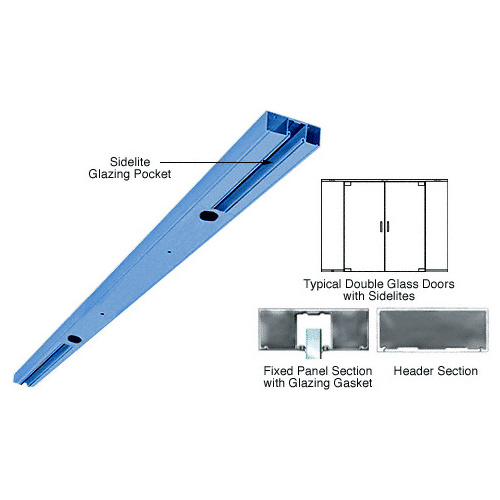 Powder Coated Custom Color 4" Two Pocket Double Sided Door Header Custom Length