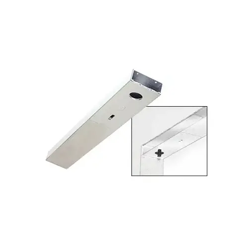 Polished Stainless Custom Length 4-1/2" Single Door Header