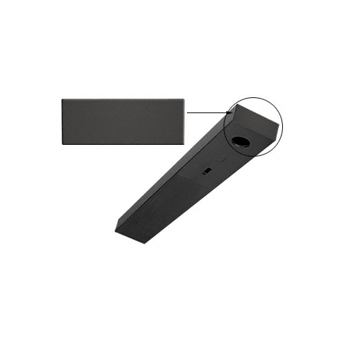 Black Powder Coated End Cap for 1-3/4" x 4-1/2" DCH Header