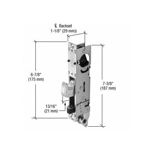 Left Hand Hook Throw Deadbolt/Latch