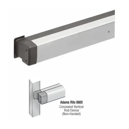 Clear Anodized Panic Concealed Vertical Rod 8600 Only 48"