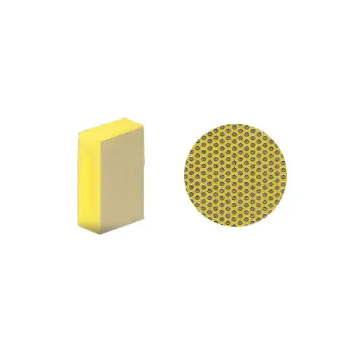 CRL DHP400 Yellow 400X Grit Diamond Hand Pad