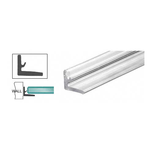Replacement Clear Plastic L-Shaped Vinyl  84" Length