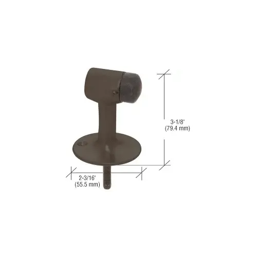 Dark Bronze Floor Mounted Heavy-Duty Door Stop