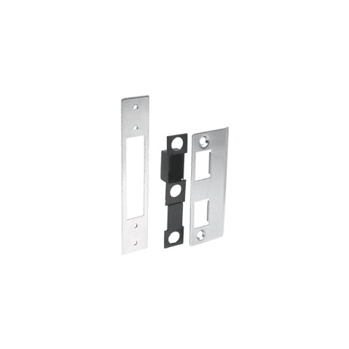 Deadlatch Strike Replacement Set for MS Deadlock With a Deadlatch Lock - Brushed Stainless