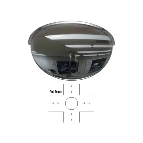 36" Diameter 360 Degree Vision Acrylic Dome Mirror