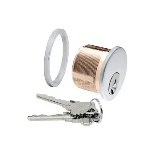 Satin Anodized Mortise Keyed Randomly Cylinder