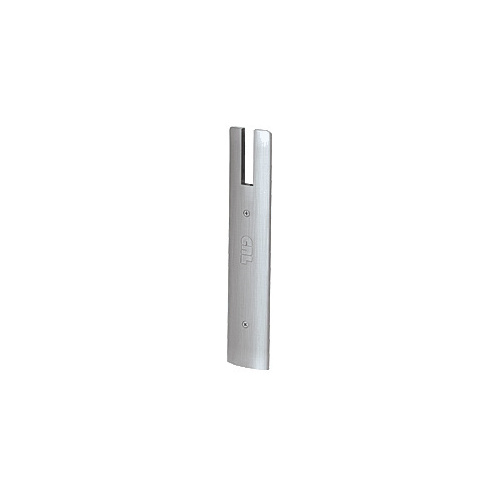 CRL DREC10SBS Brushed Stainless End Cap for 10" Square 1/2" Glass Wedge-Lock Door Rail