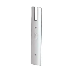 CRL DREC10SSA Satin Anodized End Cap for 10" Square 1/2" Glass Wedge-Lock Door Rail