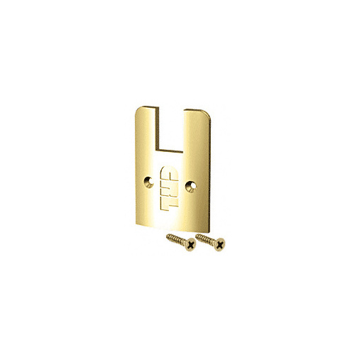 Polished Brass Low Profile End Cap With Screws