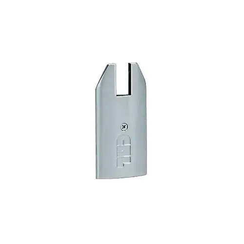 CRL DREC4TBS34 Brushed Stainless End Cap for 4" Tapered 3/4" Glass Wedge-Lock Door Rail