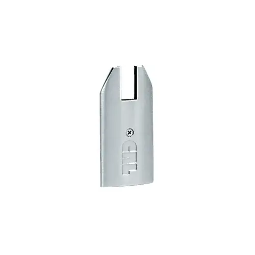 CRL DREC4TPS34 Polished Stainless End Cap for 4" Tapered 3/4" Glass Wedge-Lock Door Rail