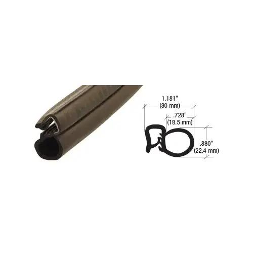Black Bulb Seal for 1973-1996 Chevrolet/GMC Trucks