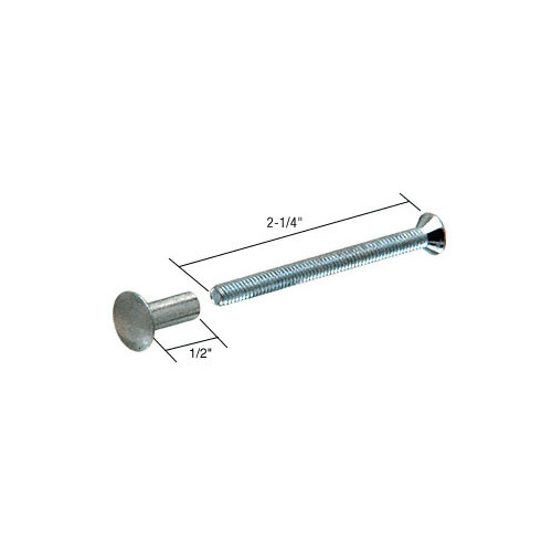 Aluminum 2-1/4" Binder Post and Fastener  - pack of 4