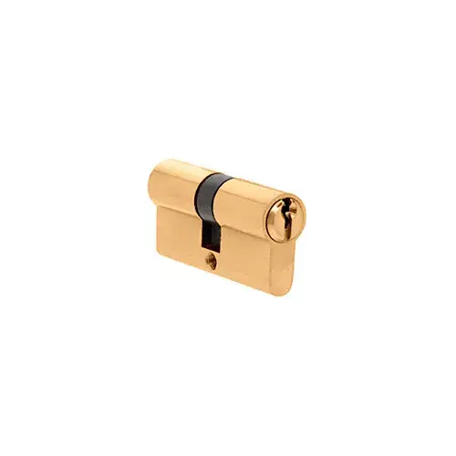 Polished Brass Extended Length Keyed Cylinder/Cylinder - Keyed Alike