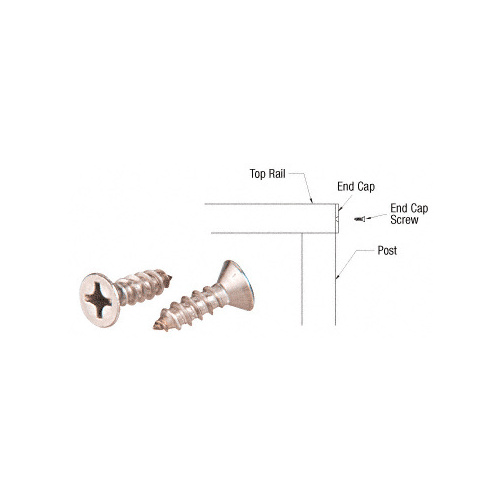 CRL ECS1 End Cap Screws Mill