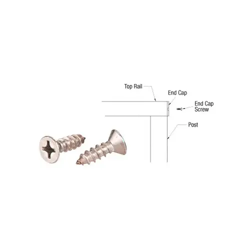 CRL ECS1 End Cap Screws Mill