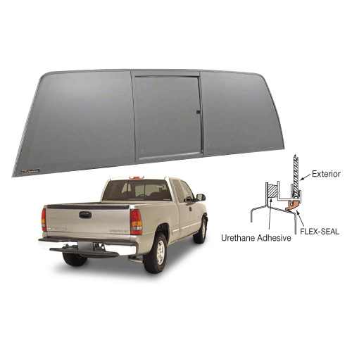 "Perfect Fit" Tri-Vent Slider with Solar Glass for 1999-2013 Chevy Silverado/GMC Sierra