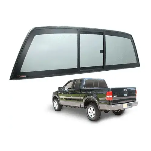 CRL ECT994S "Perfect Fit" 2004+ Ford F-150 Tri-Vent Three Panel Slider with Solar Glass