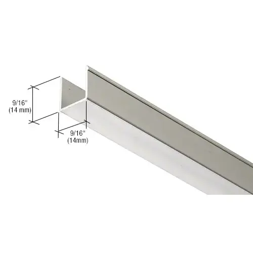 CRL EHF360ABEXT 36" Brushed Anodized Snap-in-Filler Insert for EZ-Adjust Header Kit