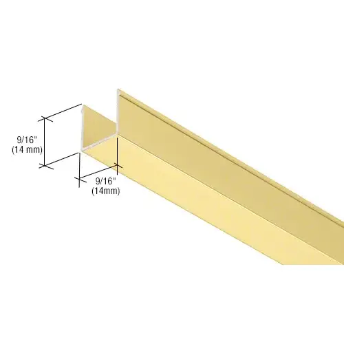 CRL EHF360SBEXT 36" Satin Brass Snap-in-Filler Insert for EZ-Adjust Header Kit
