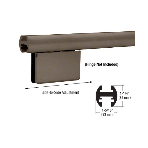 Oil Rubbed Bronze 95" EZ-Adjust Shower Door Header Kit