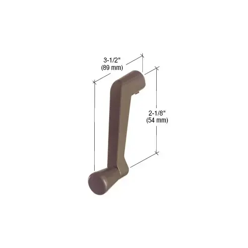 Bronze Window Operator Handle with 11/32" Spline Size