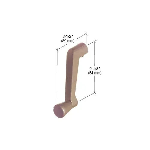 Coppertone Window Operator Handle with 11/32" Spline Size
