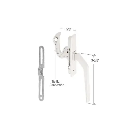 Truth EP23094 White Casement Locking Handle