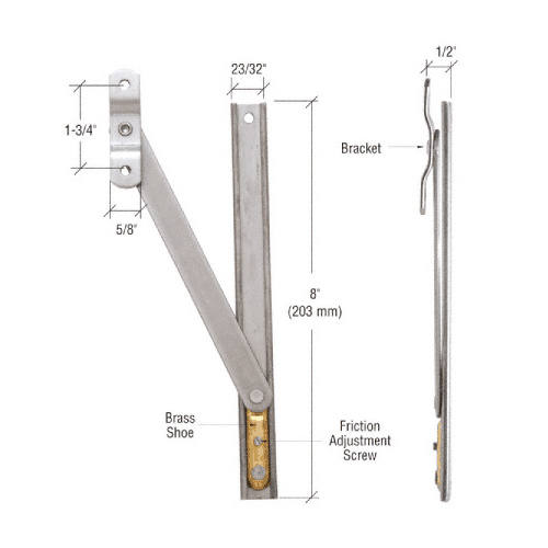 8" Standard Friction Adjuster