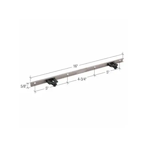 Truth EP27043 Steel Awning Operator Track with Two Slider Guides