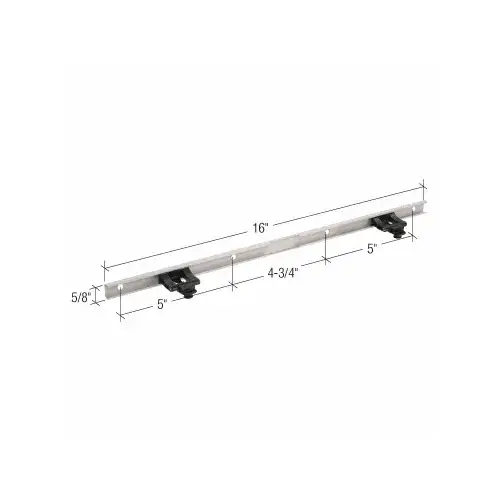 Truth EP28010 Stainless Steel Awning Operator Track with Two Slider Guides