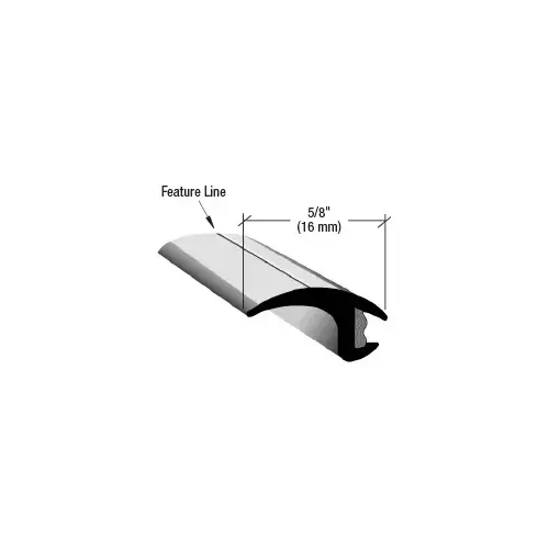 5/8" Feature Line Channel Molding with Butyl Black