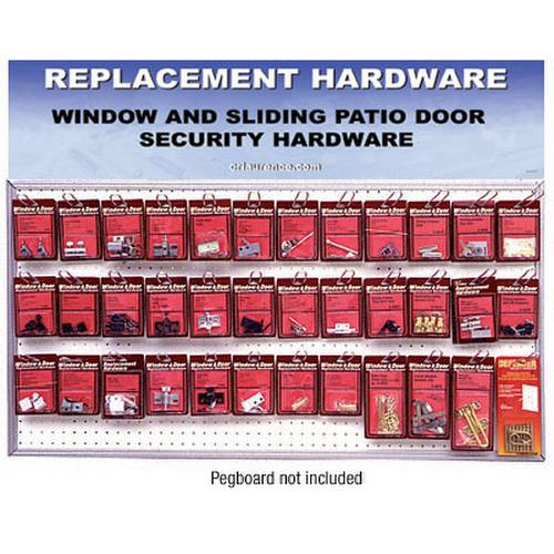 Window and Door Security Hardware Display