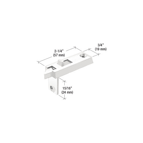 White Tilt Window Latch for Better Bilt