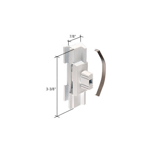 White Die Cast Sliding Window Latch and Pull for Superior Windows