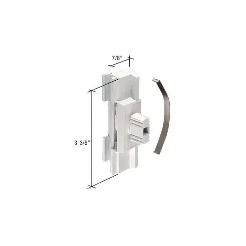 White Diecast Sliding Window Latch and Pull for Superior Windows