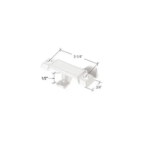 White Sash Lock with 2-1/4" Screw Holes for Acorn Windows