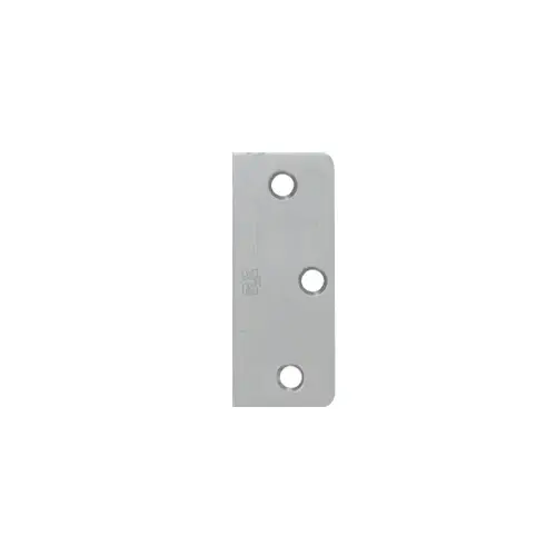 3-1/2" Hinge Filler 1/4" Radius Dull Chrome