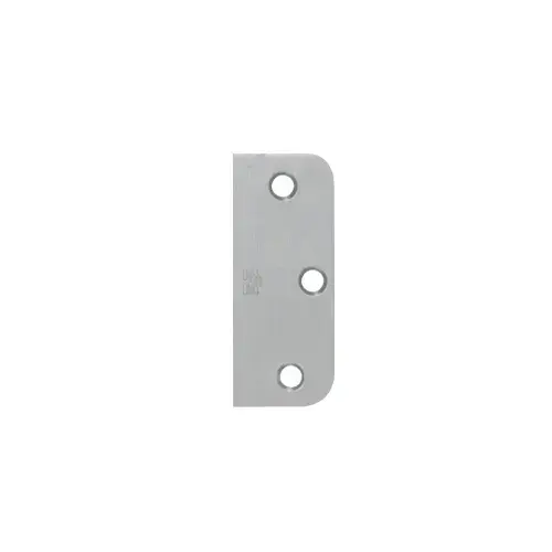 3-1/2" Hinge Filler 5/8" Radius Dull Chrome