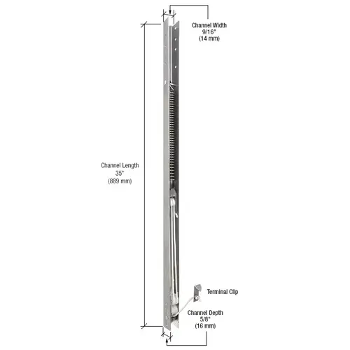 35" Window Channel Balance - 3420 or 34-2 Mill