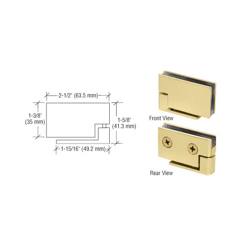 Brass Surface Mount Cabinet Pivot Hinges